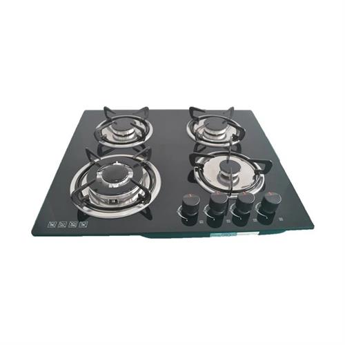 VISTA 4 BURNER GLASS TOP GAS COOKER (HUB TYPE) AA4