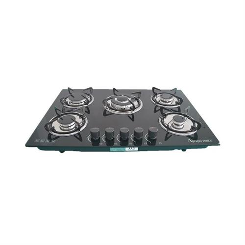 VISTA 5 BURNER GLASS TOP GAS COOKER AA5