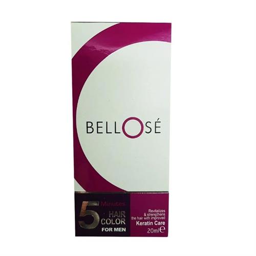 Bellose Professional (1.0) Hair Color For Men (BLACK) 20ml