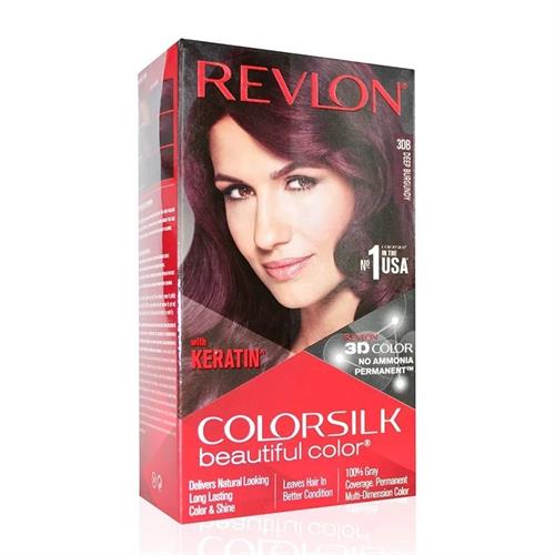 Revlon 3DB Deep Burgundy Permanent Hair Color Gel With Keratin