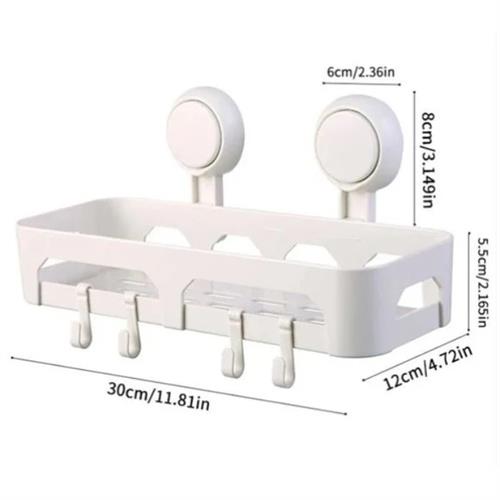 Wall Suction Mounted multifunctional Storage Rack L004-1