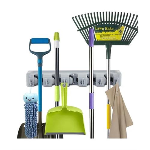 Plastic Wall Mounted Mop/Broom Holder