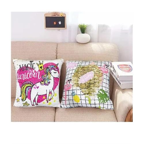 Printed Mermaid Square Pillow