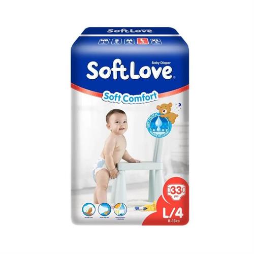 SoftLove Smart Baby Diapers L 33Pcs