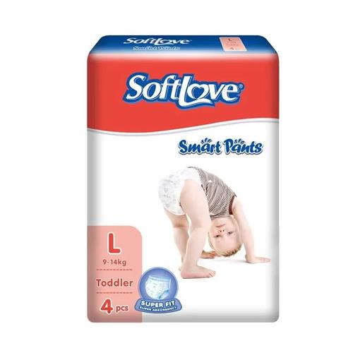 SoftLove Smart Diapers Pants 4pcs (L)