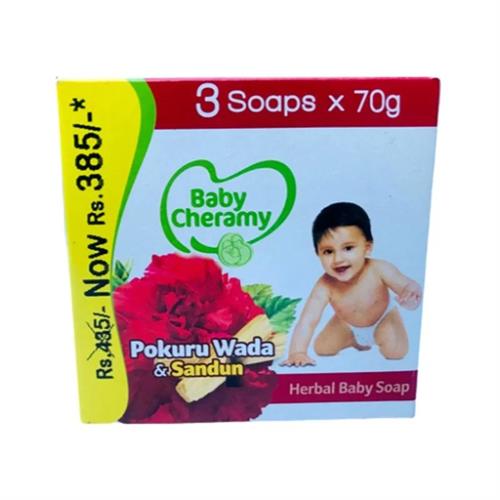 Baby Cheramy Pokuru Wada Soap 3 in 1 Pack 210g