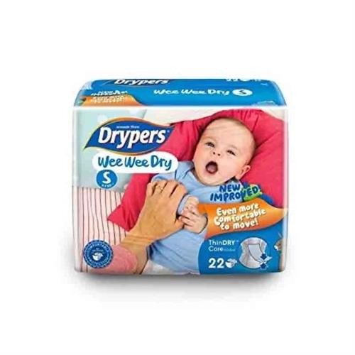 Drypers Wee Wee Dry Regular (S) 22 PCS