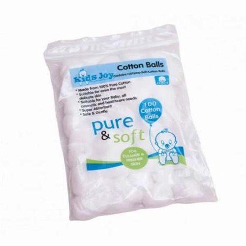 Kids Joy 50 Cotton Balls Zip Pack