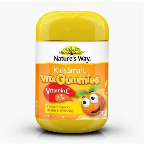 Nature s Way Kids Smart Vita Gummies Vitamin C & Zinc 120 pastilles