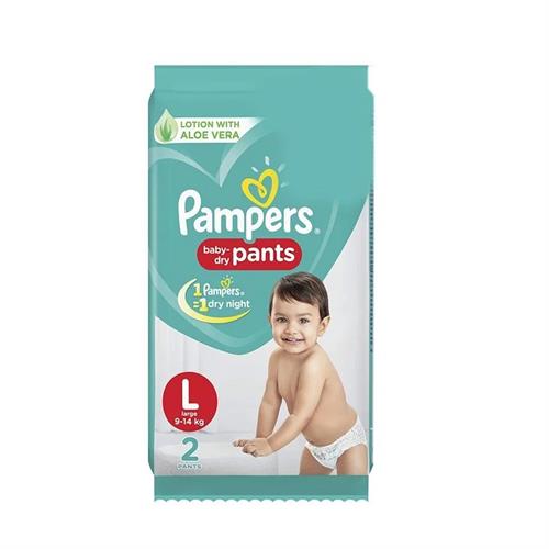 Pampers Pants with Aloe Vera Lotion Large Pack of 2Pcs