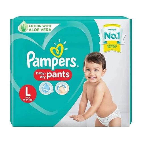 Pampers Pant with Aloe Vera Lotion L Pack of 10pcs