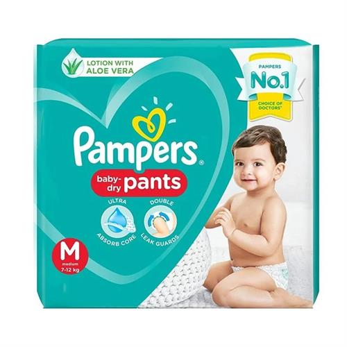 Pampers Pant with Aloe Vera Lotion M Pack of 8pcs