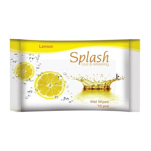 Splash Wet Wipe Lemon 10pcs