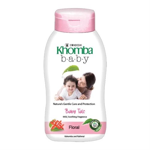 Swadeshi Khomba Floral Baby Talc 100g