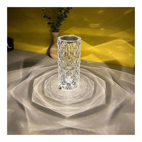 Rose Diamond USB Charging Touch Table Lamp