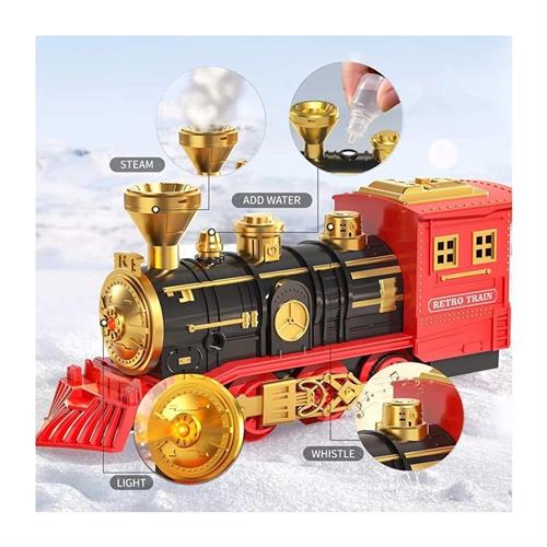 Stimulated Electric Steam Train 16pcs 699-16A