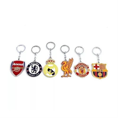 Football Team Metal Keychain