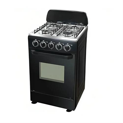 Euro 4 Burner With Standing Oven Black