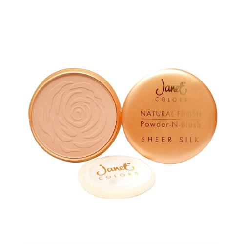 Janet Natural Sheersilk Powder N Blush Deep Saffron