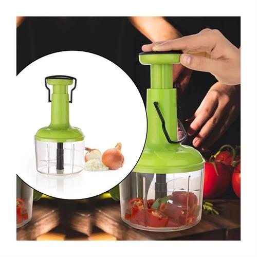 Hand Press Food Chopper- Manual Food Processor