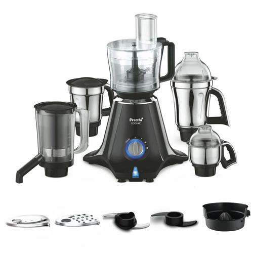 Preethi Zodiac Mixer Grinder 750 Watt motor with 5 Jars (MG218)