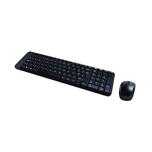 Logitech MK220 Wireless Keyboard and Mouse Combo (Black)