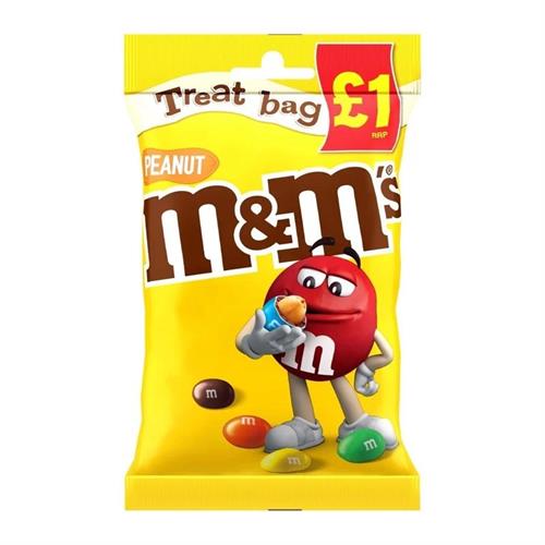 M&M s Peanut Treat Bag 82g