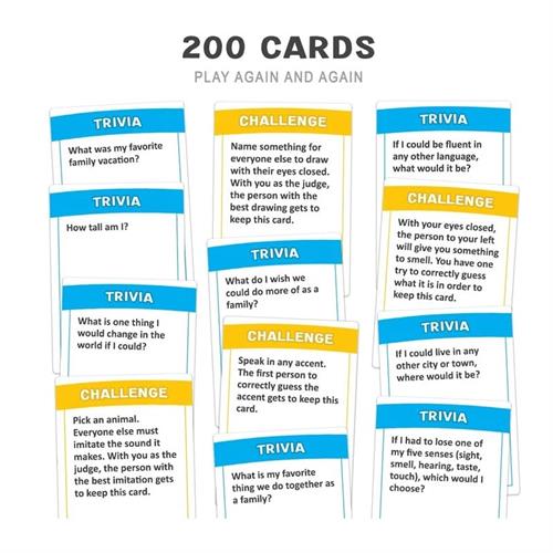 Do You Really Know Your Family Card Game ZY309596