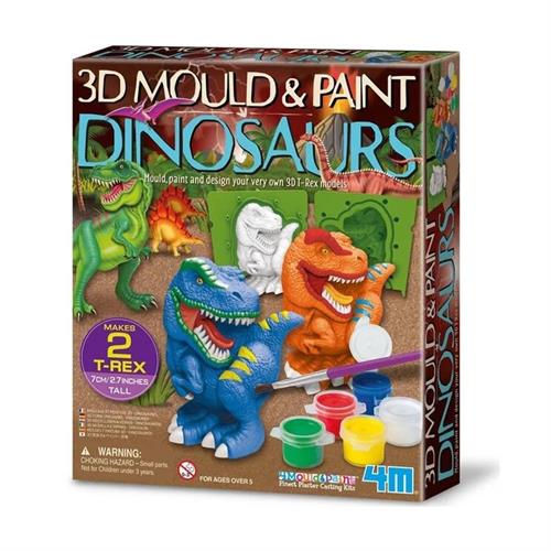 Mould and Paint 3D Dinosaur