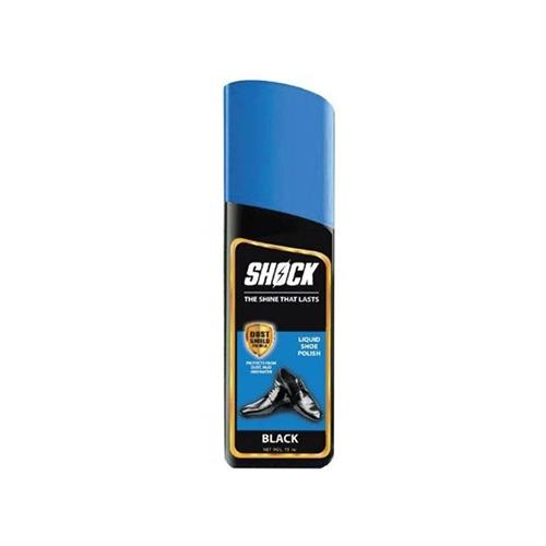 Shock Liquid Shoe Polish 40ml Black