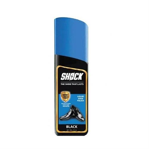 Shock Shoe Polish Liquid 75ml Black