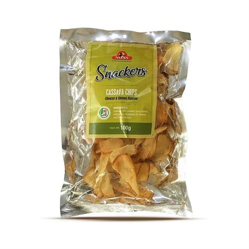 Noas Casava Chips Cheese & Chives Flavour 100g