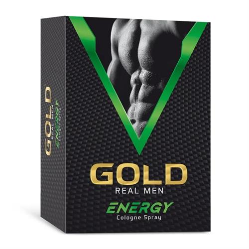 Gold Real Men Energy Cologne Spray 100ml