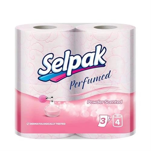 Selpak Toilet Roll Talc Powder Scented 4 rolls