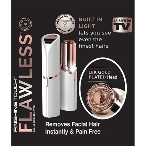 Finishing Touch Flawlbss Rechargable Facial Hair Remover