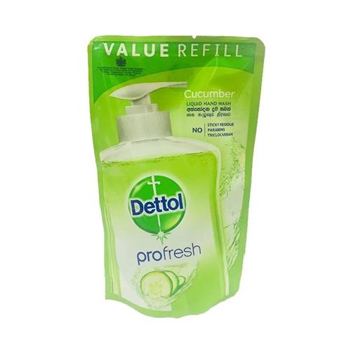 Dettol Liquid Handwash Refill Pouch Cucumber 175ml