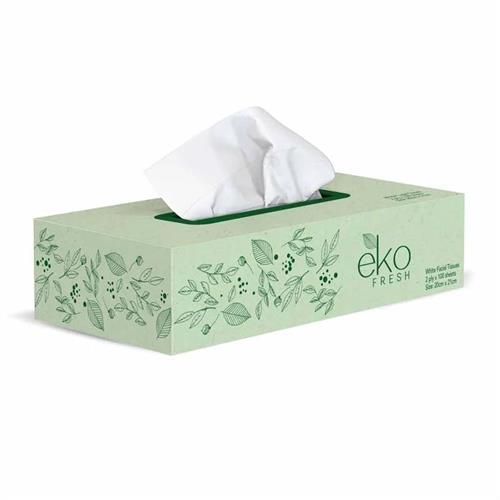 Eko Fresh White Facial Tissues 100 Sheets