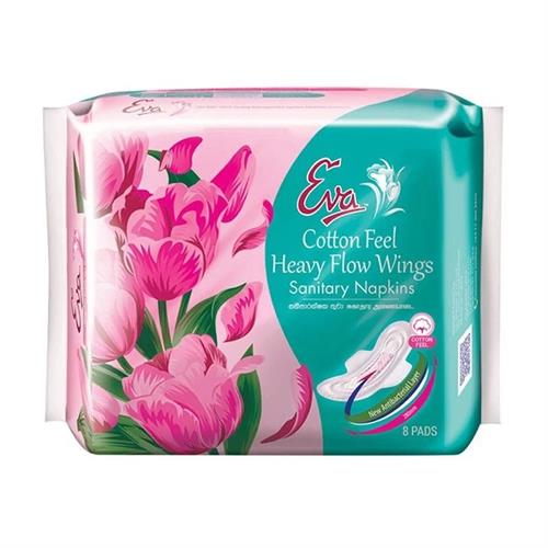 Eva Cotton Heavy Flow Wings 08 s