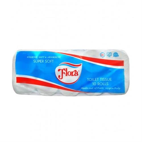 Flora Toilet Tissues Jumbo Pack (10 Rolls)