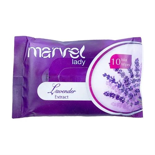 Marvel Wet Wipes 10 pcs Lavender