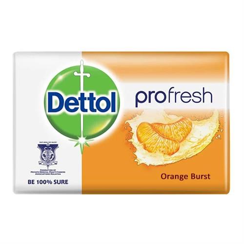 Dettol Profresh Orange Burst Soap 70G