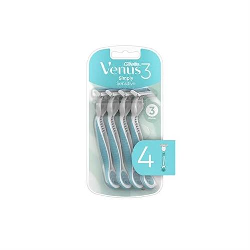 Gillette Venus Simply 3 Razor (4 Pack)