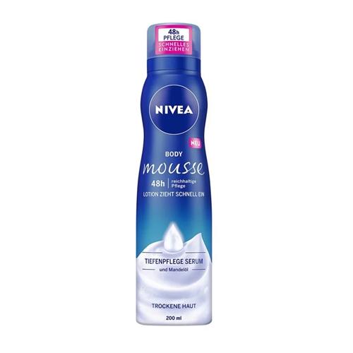 Nivea Body Mousse Deep Moisture Serum & Almond Oil 200ml