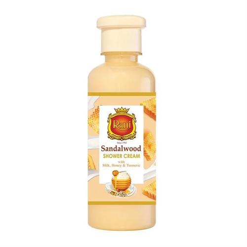 Rani Sandalwood Shower Cream With Milk, Honey & Turmeric 250ml