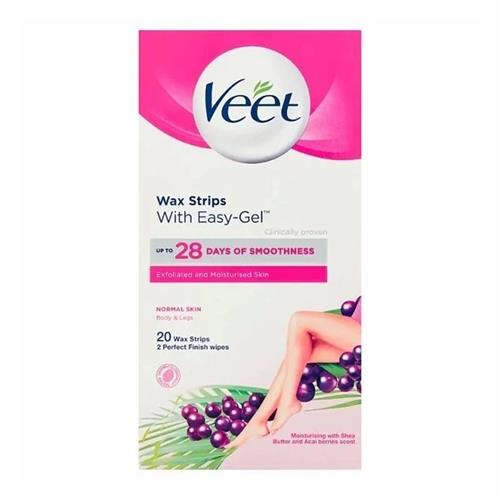 Veet Easy-Gel Wax Strips Normal Skin (20pcs)