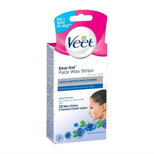 Veet Easy-Gel Wax Strips Sensitive Skin (20pcs)