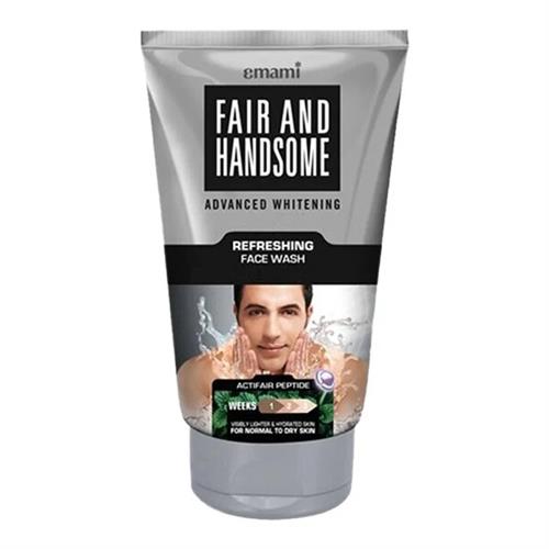 Emami Fair And Handsome Refreshing Face Wash 50g + free razor