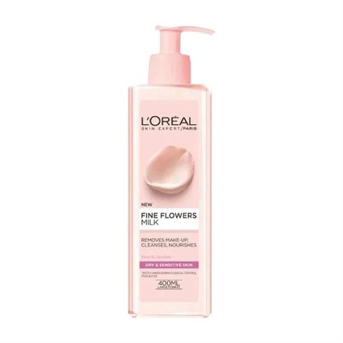 L Oreal Paris Fine Flowers Cleansing Milk Dry Skin 400ml