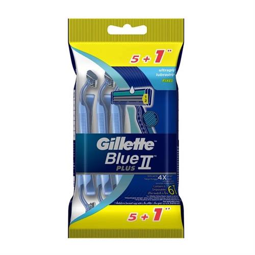 Gillette Blue II Plus 6T Razor 5+1