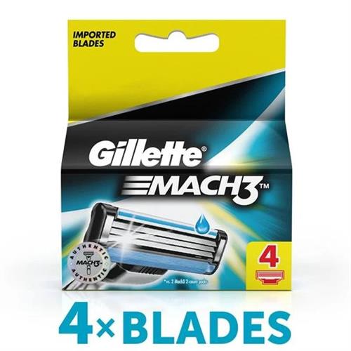 Gillette Mach 3 Cartridges 4pcs